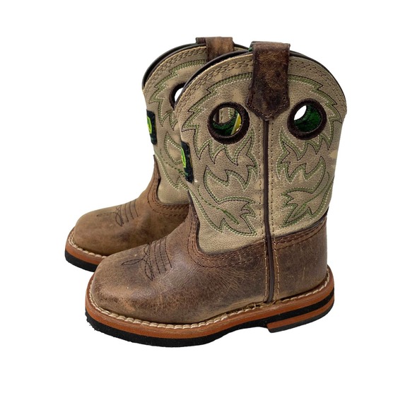 John Deere Other - John Deer western embroidered boots Infant's Sz 4
